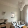 Handblown Murano Drops Chandelier – 52 Glass Drops in a Stockholm home