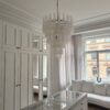 Handblown Murano Drops Chandelier – 85 Glass Drops in a Stockholm home
