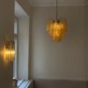 Handblown Murano Drops Chandelier – 41 Glass Drops in a Stockholm home