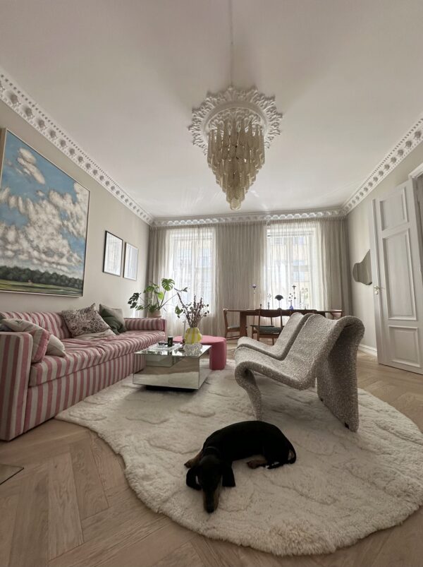 XL Amber Murano Glass Chandelier Drop Prism – handcrafted in Murano Italy