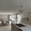 Handblown Murano Tubular Chandelier – 36 Glass Prisms in a Stockholm home
