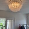Handblown Murano Poliedri Chandelier – 32 Poliedri Glass in a Stockholm home