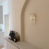 Handblown Murano Triedri Wall Sconce – Set of 2 in a Stockholm home