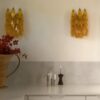Amber Murano Glass Wall Sconce – handcrafted in Italy