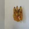 Handblown Murano Poliedri Wall Sconce – Set of 2 in a Stockholm home