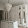Transparent Murano Drops Chandelier – 75 Glass Drops in handblown Italian glass
