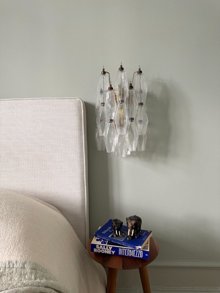 Poliedri Murano chandelier in Carlo Scarpa style