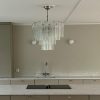 Handblown Murano Tubular Chandelier – 36 Glass Prisms in a Swedish home — ODO Items