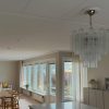 Handblown Murano Tubular Chandelier – 36 Glass Prisms in a Swedish home — ODO Items
