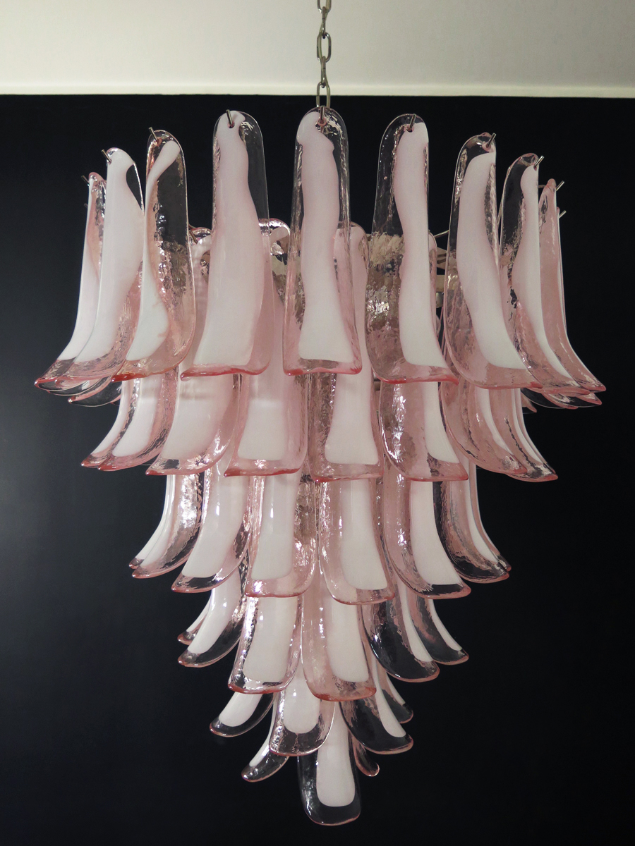 Handblown Murano glass — Petal Pink
