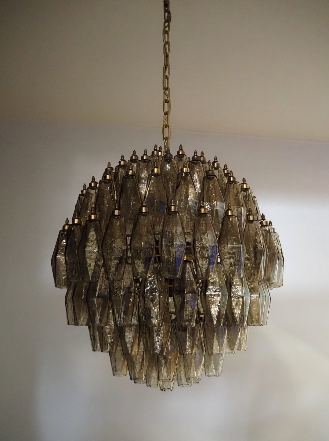 Handblown Murano glass — Poliedri Smoked