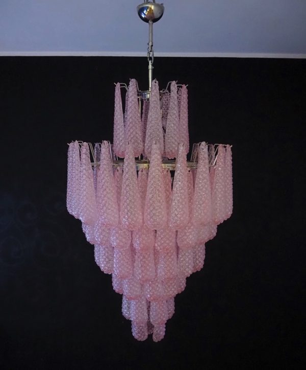 Handblown Murano glass — Drops Pink