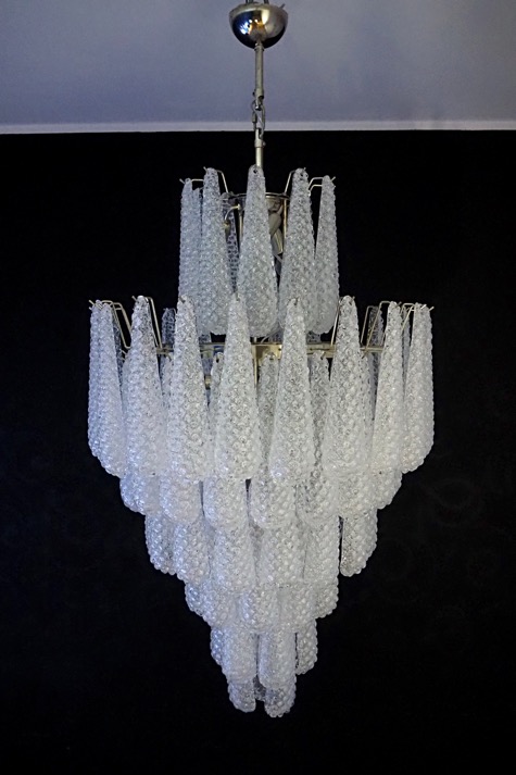 Handblown Murano glass — Drops Transparent