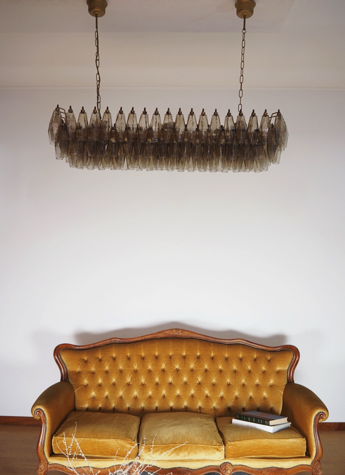 Handblown Murano glass — Poliedri Smoked