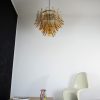 Handblown Murano glass — Petal Amber