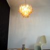 Handblown Murano glass — Petal Amber