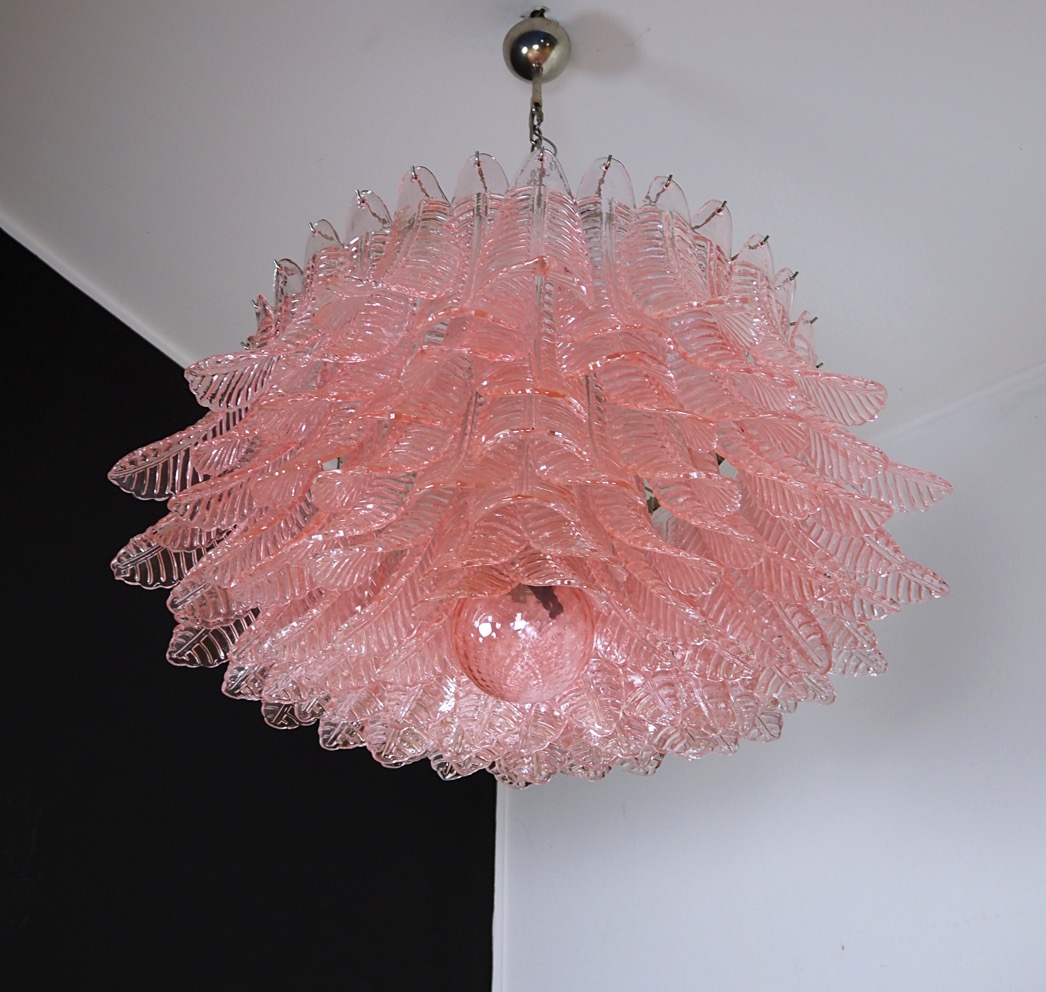 Handblown Murano glass — Felci Pink