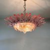 Handblown Murano glass — Palmette Pink