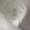 Handblown Murano glass — Tubular Red