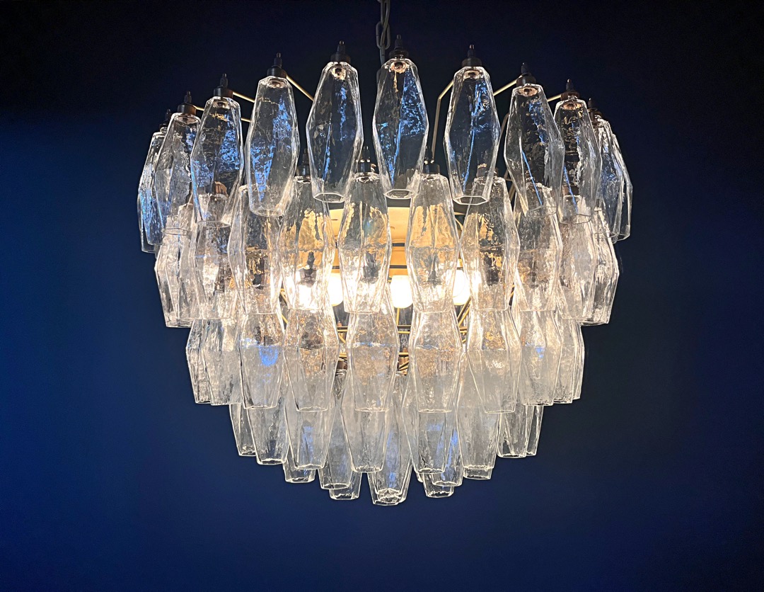 Handblown Murano glass — Poliedri Transparent