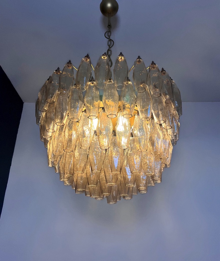 Handblown Murano glass — Poliedri Smoked