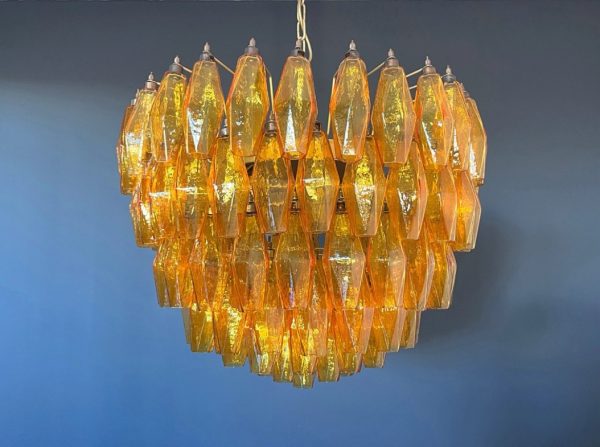 Handblown Murano glass — Poliedri Amber