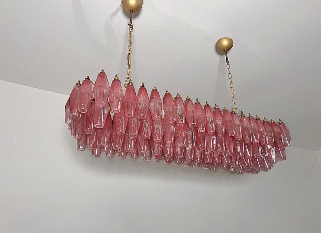 Handblown Murano glass — Alabaster Pink