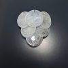 Handblown Murano glass — Disks White