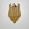 Handblown Murano glass — Drops Amber