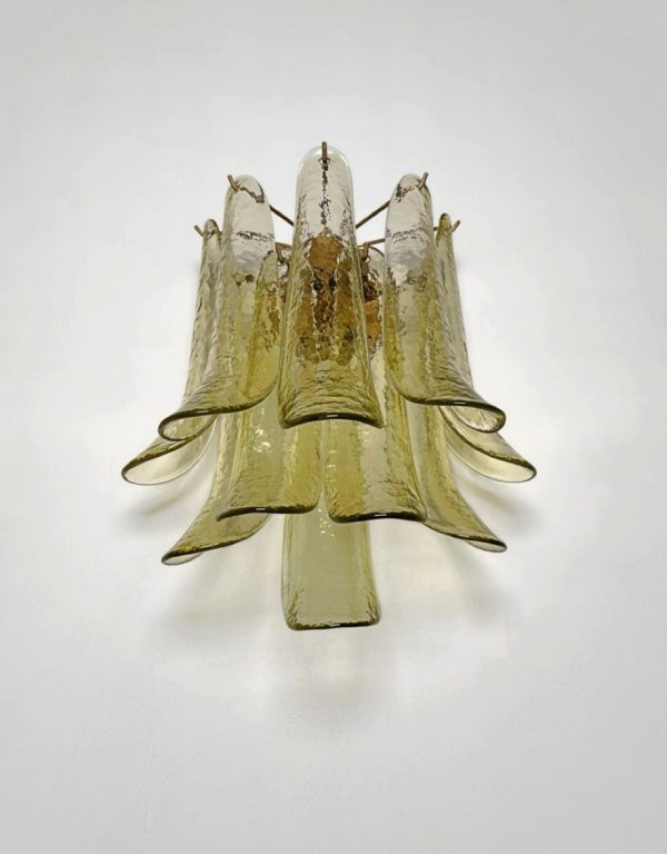 Handblown Murano glass — Petal Green