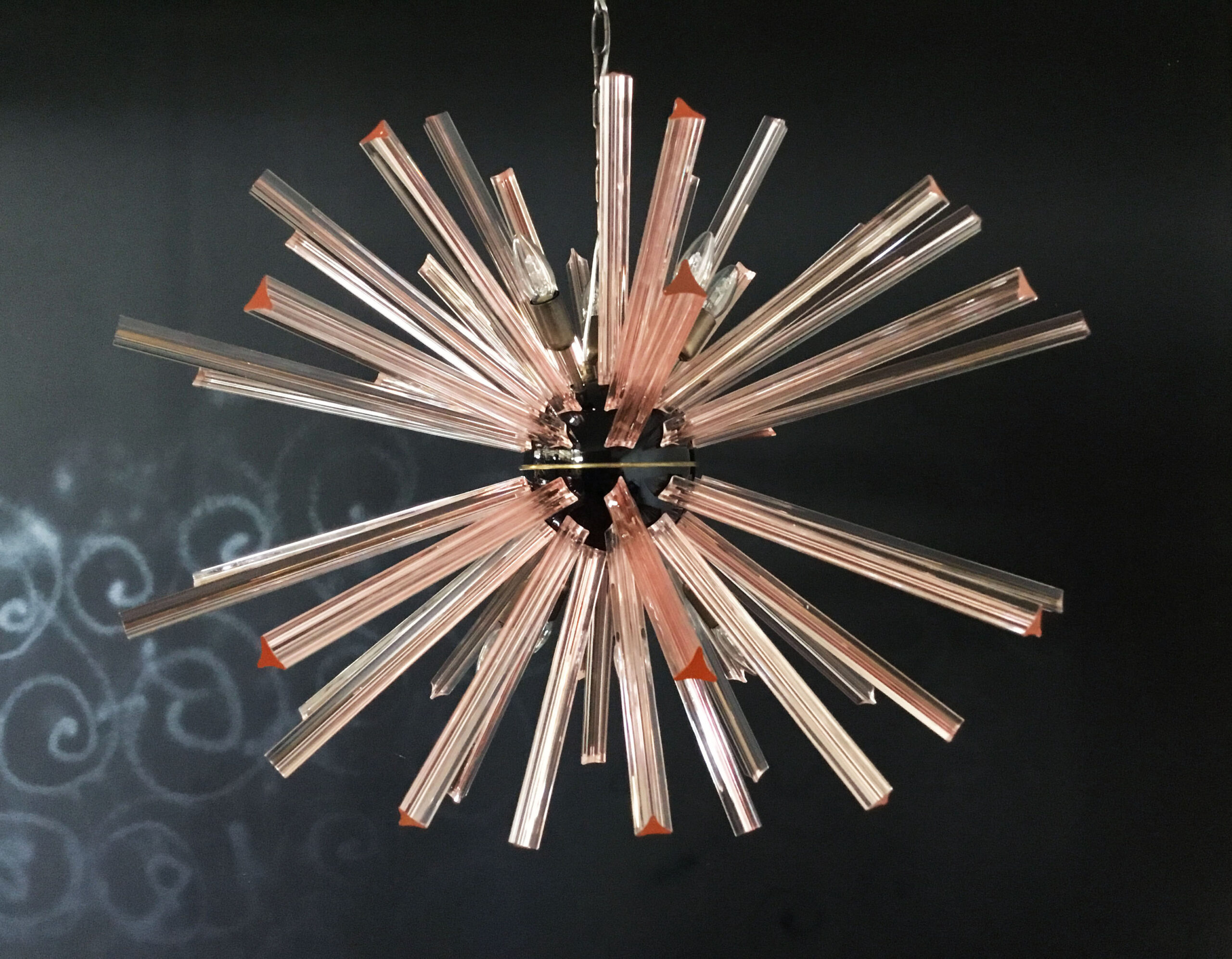 Handblown Murano glass — Sputnik Pink