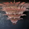Handblown Murano glass — Palmette Pink