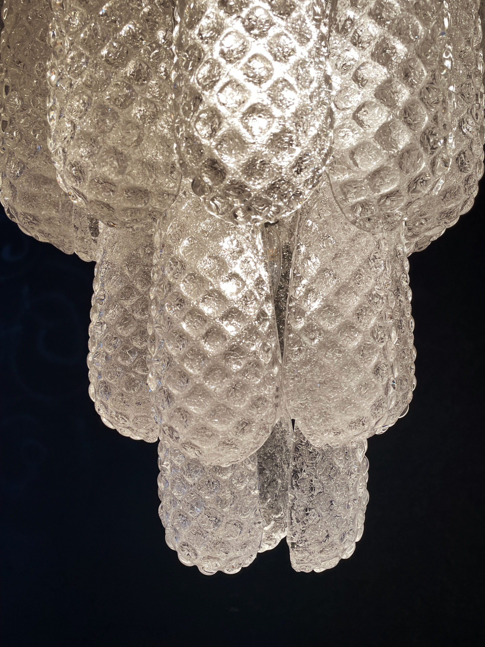 Transparent Murano Drops Chandelier – 75 Glass Drops