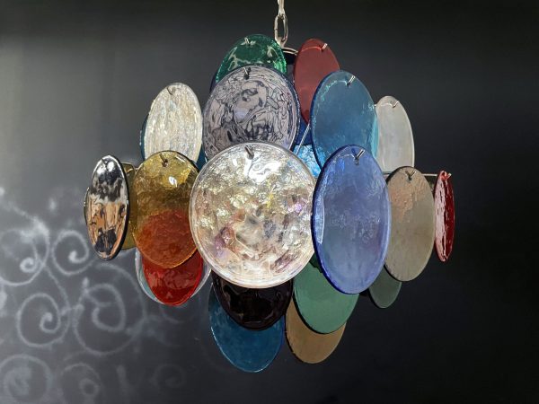 Handblown Murano glass — Disks Multicolour