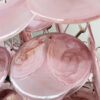 Pink Murano Disks Chandelier – 36 Glass Discs