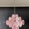 Handblown Murano glass — Disks Pink