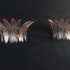 Handblown Murano glass — Palmette Pink