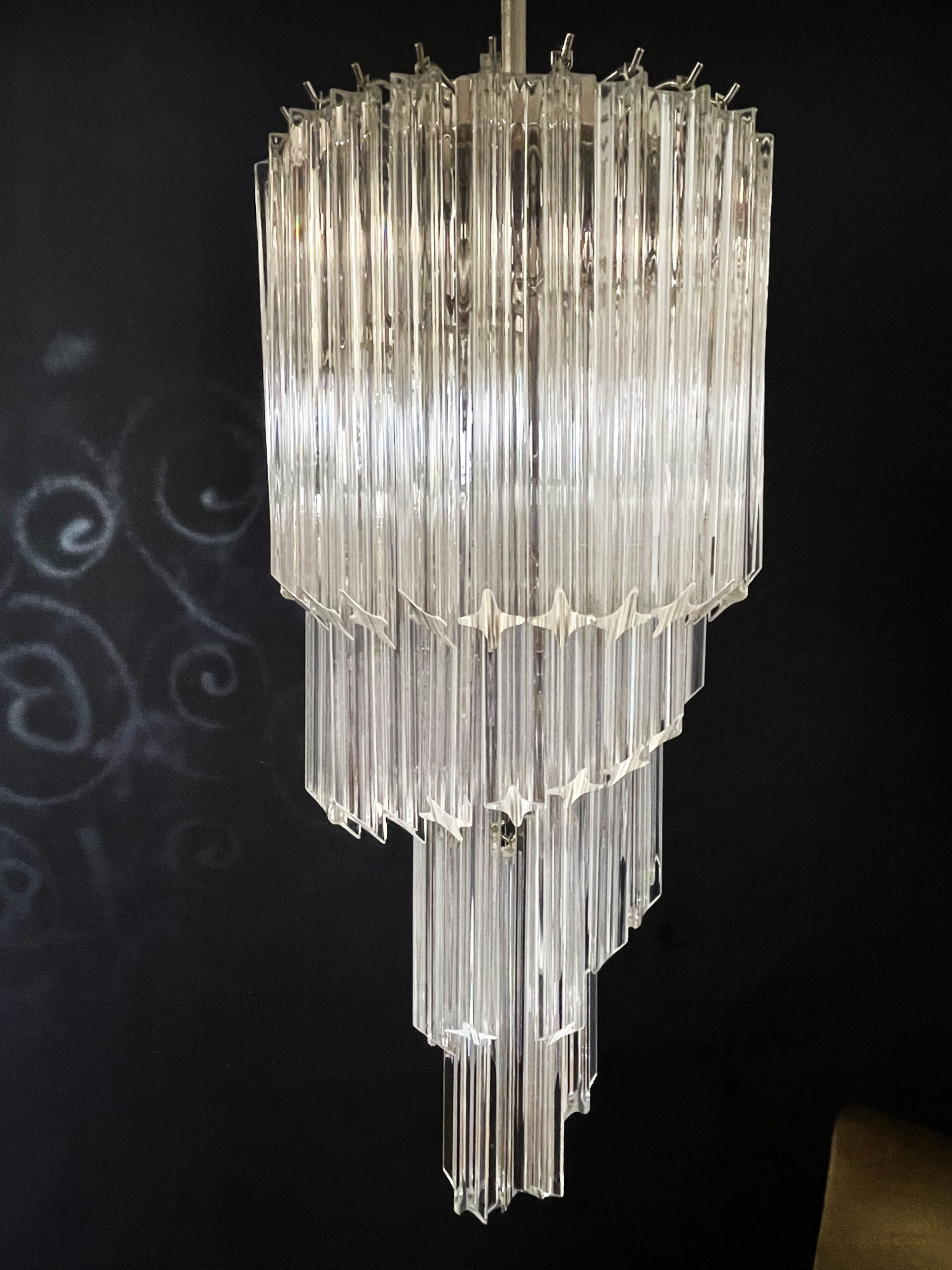 Handblown Murano glass — Quadriedri Transparent