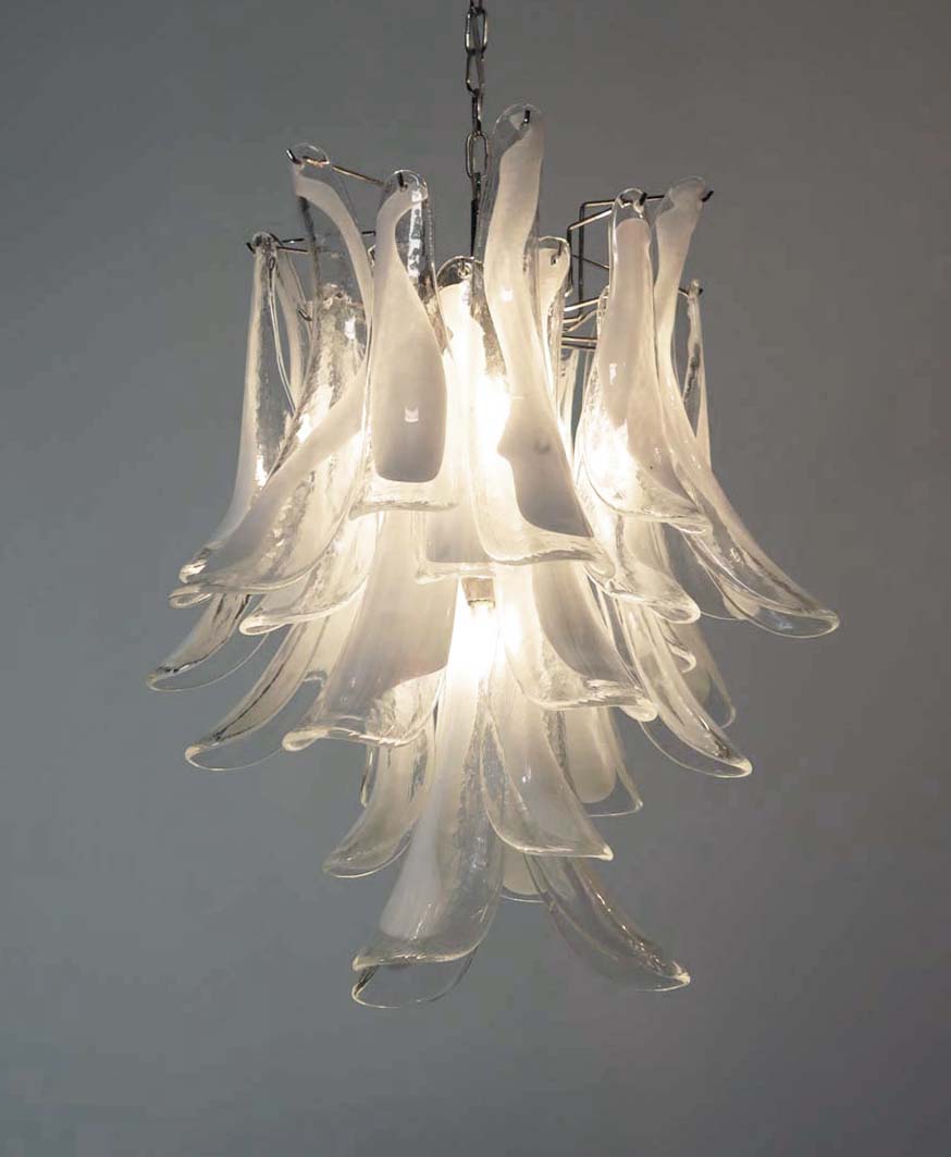 Handblown Murano glass — Petal Transparent