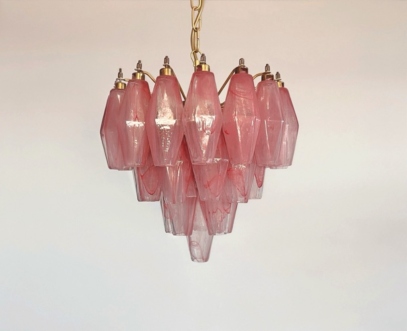 Handblown Murano glass — Alabaster Pink