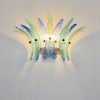 Handblown Murano glass — Palmette Blue