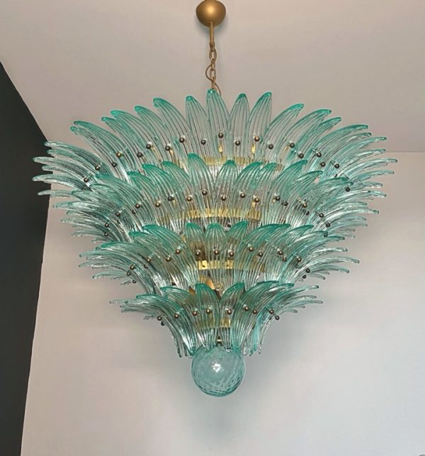 Handblown Murano glass — Palmette Transparent