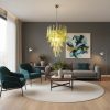 Handblown Murano glass — Petal Green