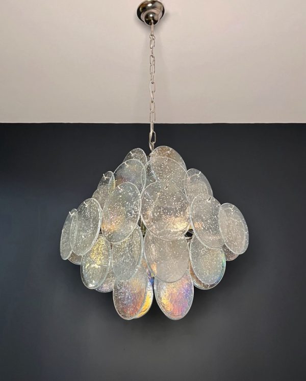 Handblown Murano glass — Disks Transparent
