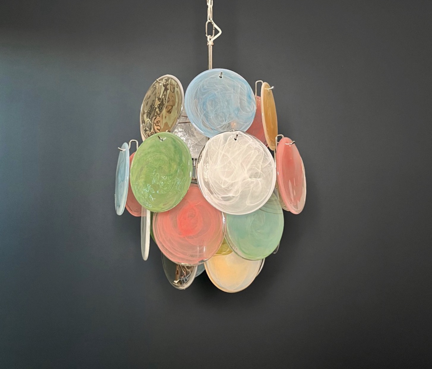 Handblown Murano glass — Disks Multicolour