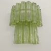 Handblown Murano glass — Tubular Green