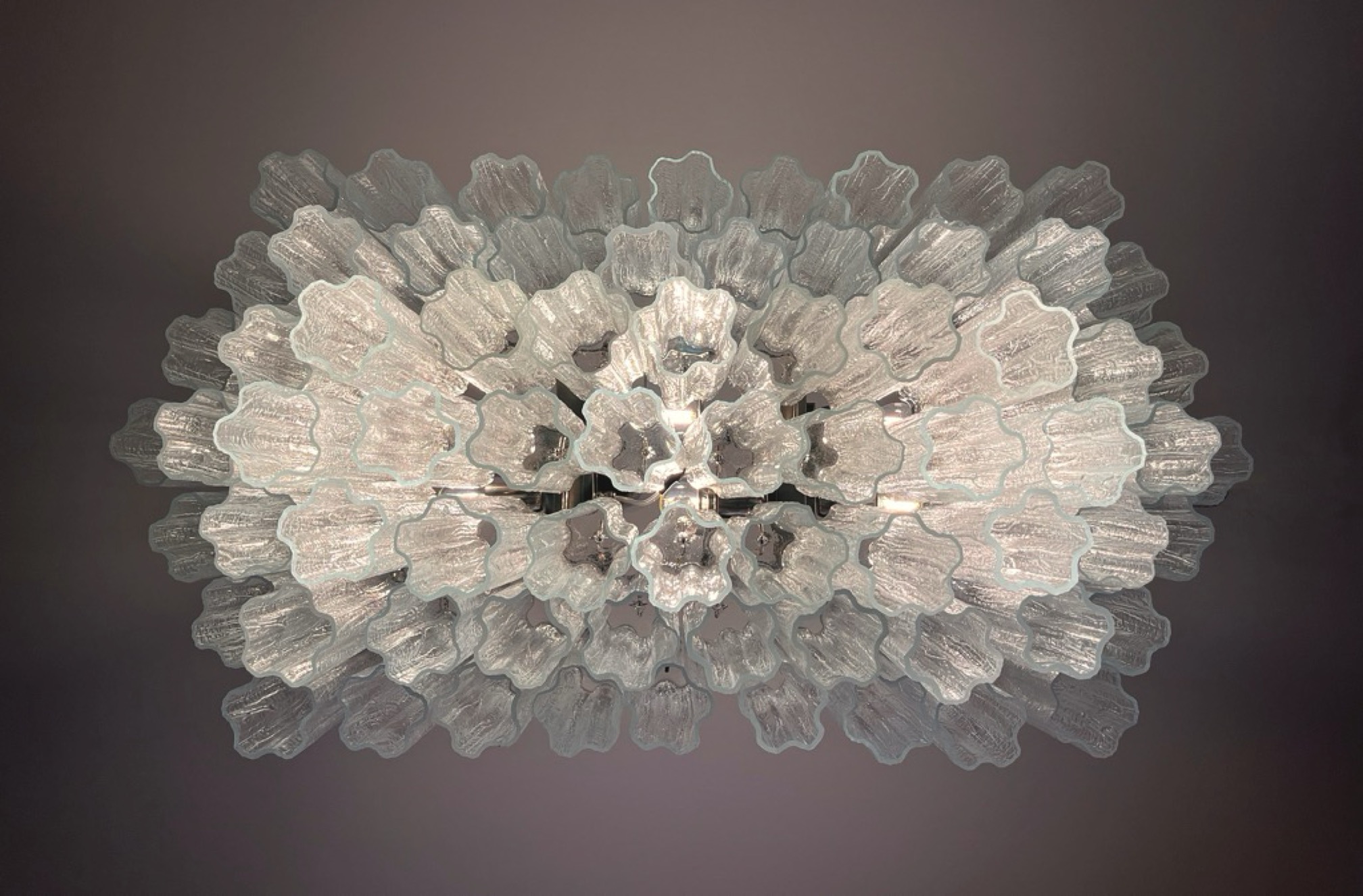 Handblown Murano glass — Tubular Transparent