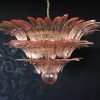Handblown Murano glass — Palmette Pink
