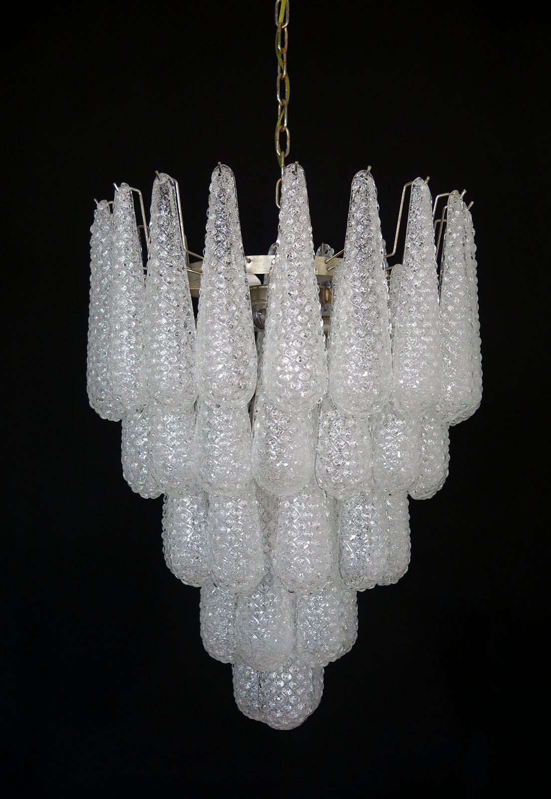 Handblown Murano glass — Drops Transparent