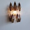 Handblown Murano glass — Poliedri Transparent/Smoked